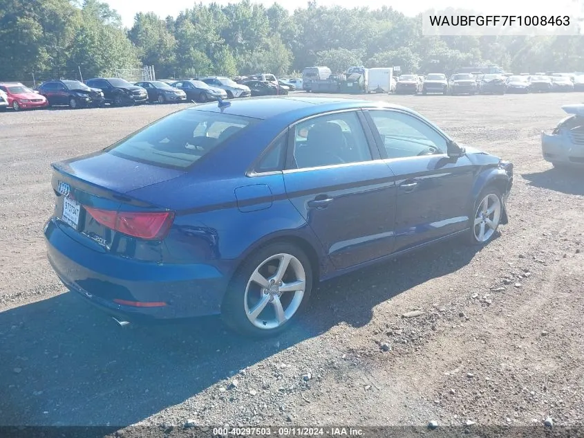 2015 Audi A3 2.0T Premium VIN: WAUBFGFF7F1008463 Lot: 40297503