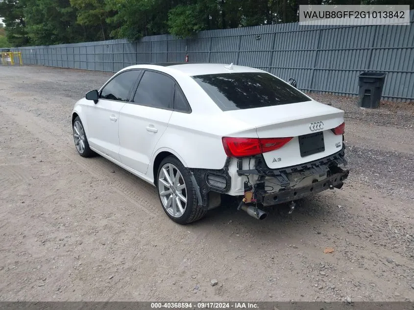 WAUB8GFF2G1013842 2016 Audi A3 2.0T Premium