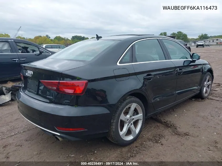 WAUBEGFF6KA116473 2019 Audi A3 45 Premium