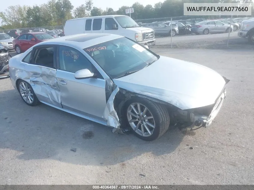 WAUFFAFL9EA077660 2014 Audi A4 2.0T Premium