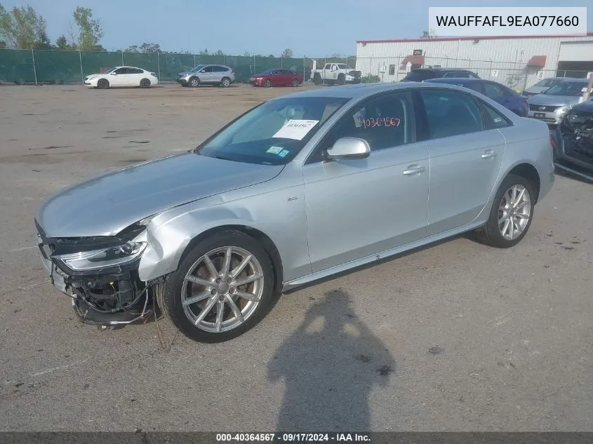 WAUFFAFL9EA077660 2014 Audi A4 2.0T Premium