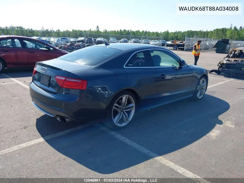 WAUDK68T88A034008 2008 Audi A5