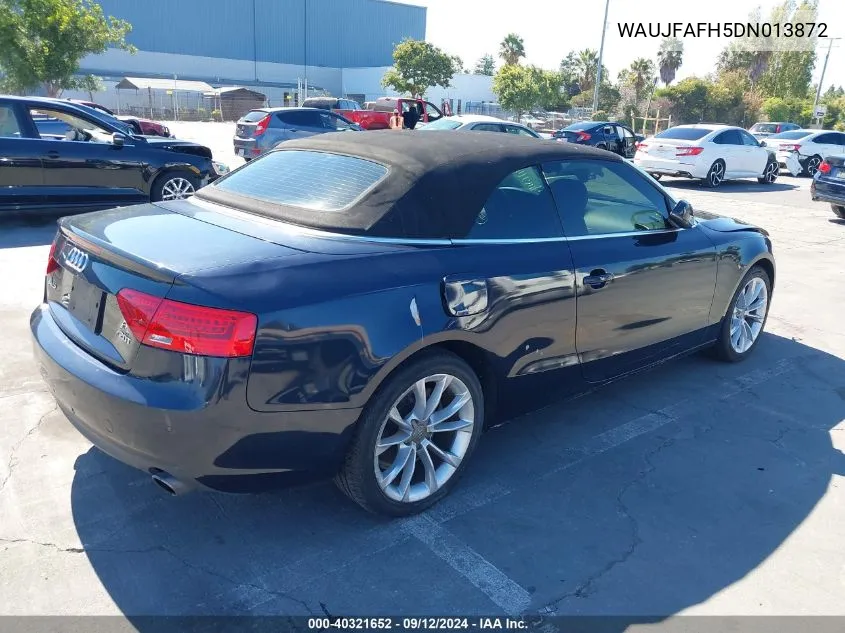 WAUJFAFH5DN013872 2013 Audi A5 2.0T Premium