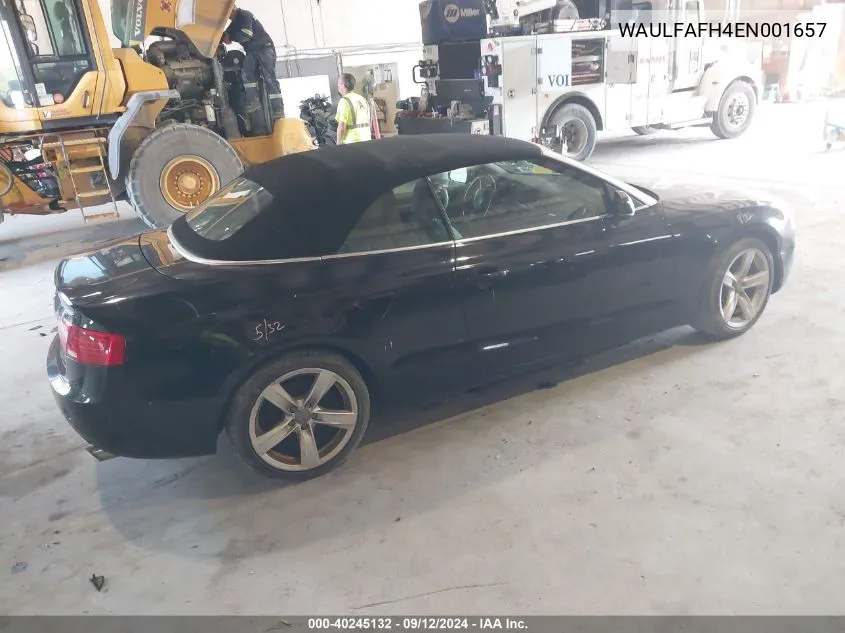 WAULFAFH4EN001657 2014 Audi A5 2.0T Premium