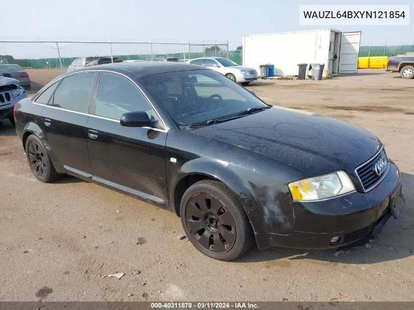 WAUZL64BXYN121854 2000 Audi A6 4.2 Quattro