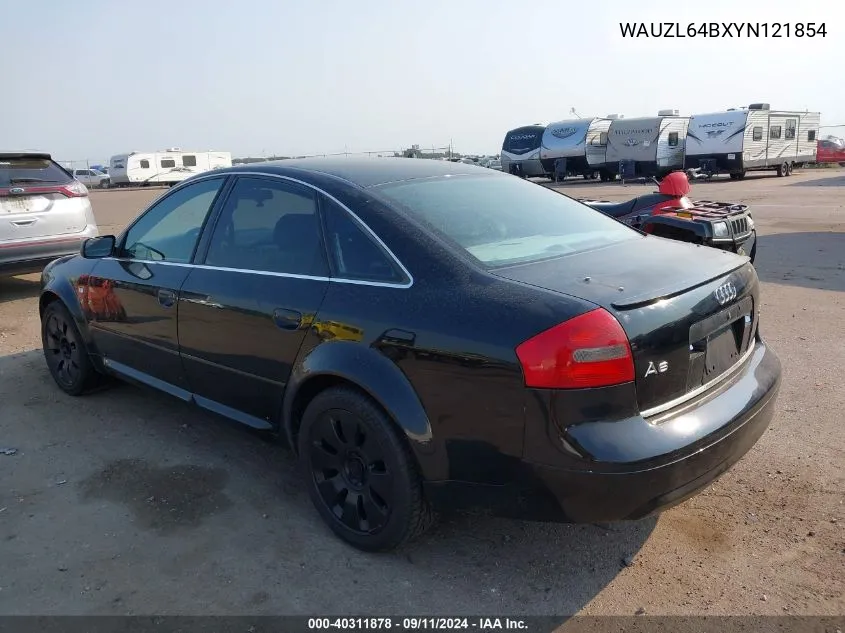 WAUZL64BXYN121854 2000 Audi A6 4.2 Quattro