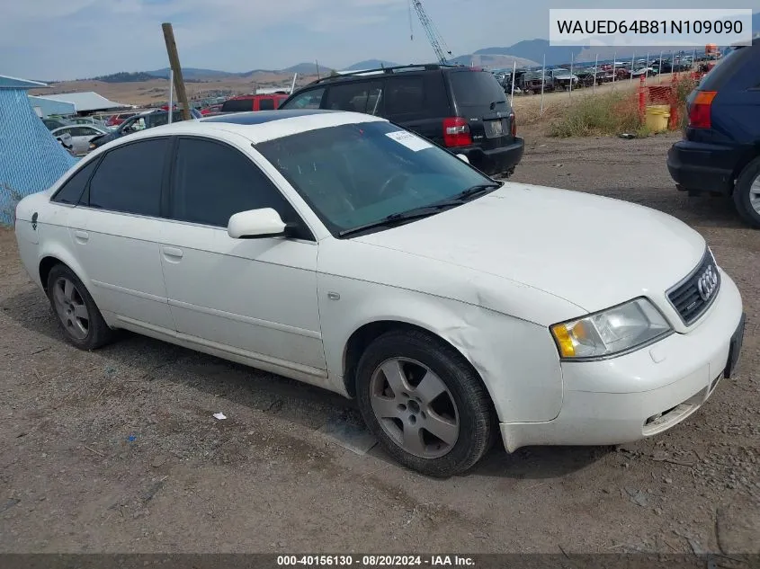 2001 Audi A6 2.7T Quattro VIN: WAUED64B81N109090 Lot: 40156130