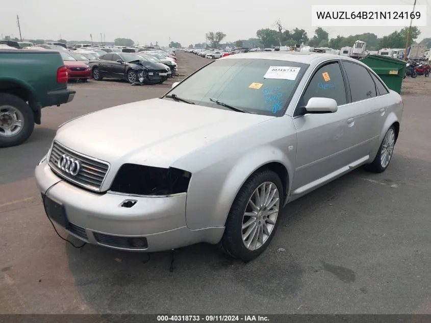 WAUZL64B21N124169 2001 Audi A6 4.2