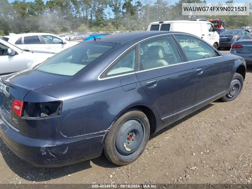 WAUWG74FX9N021531 2009 Audi A6 3.0 Premium