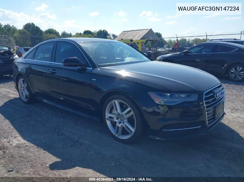 2016 Audi A6 2.0T Premium Plus VIN: WAUGFAFC3GN147234 Lot: 40372184