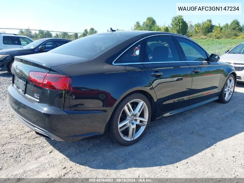 2016 Audi A6 2.0T Premium Plus VIN: WAUGFAFC3GN147234 Lot: 40372184