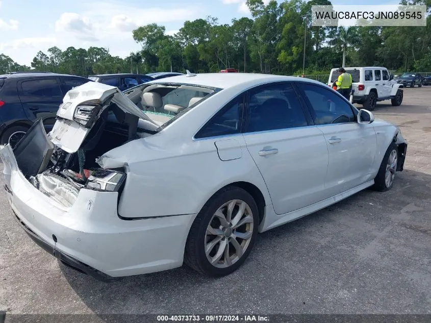 2018 Audi A6 Premium/Sport VIN: WAUC8AFC3JN089545 Lot: 40373733