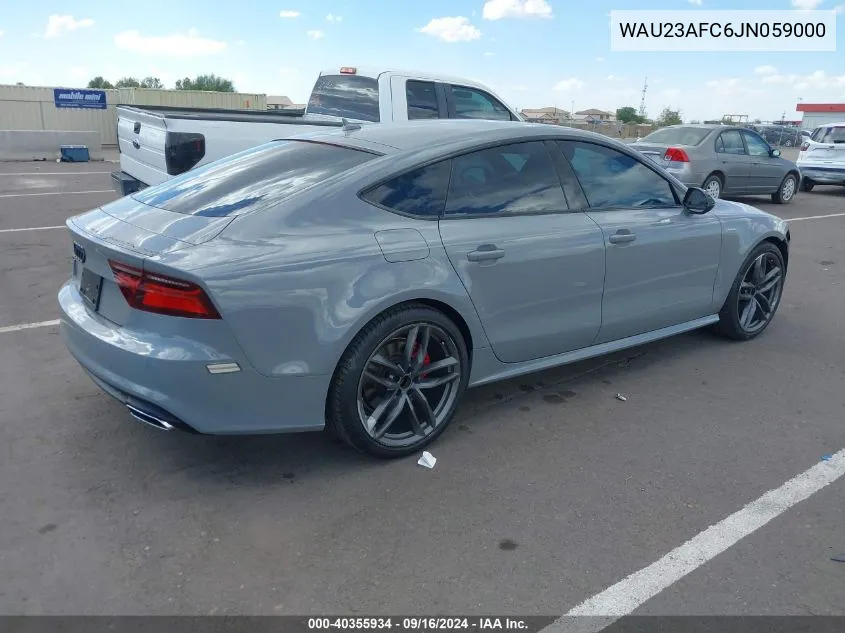 WAU23AFC6JN059000 2018 Audi A7 3.0T Premium Plus