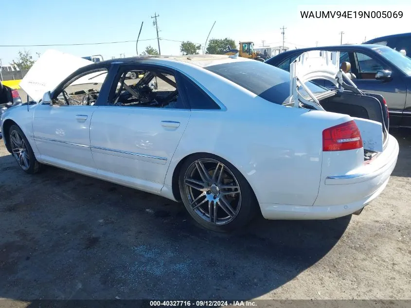 WAUMV94E19N005069 2009 Audi A8 L 4.2