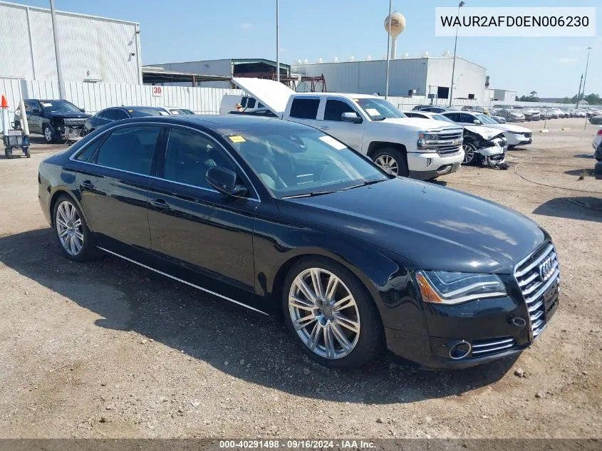 WAUR2AFD0EN006230 2014 Audi A8 L 4.0T