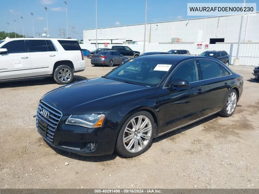 WAUR2AFD0EN006230 2014 Audi A8 L 4.0T