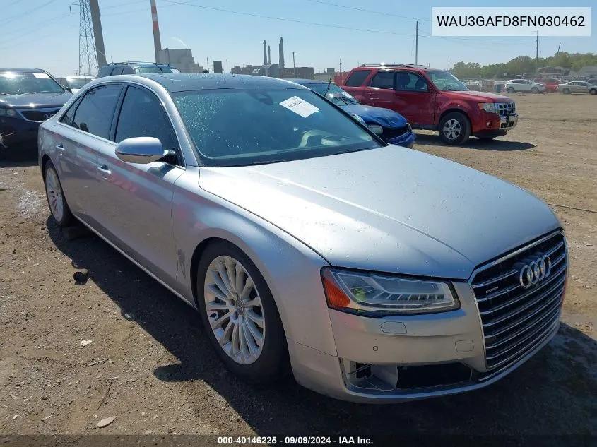 2015 Audi A8 L 3.0T VIN: WAU3GAFD8FN030462 Lot: 40146225