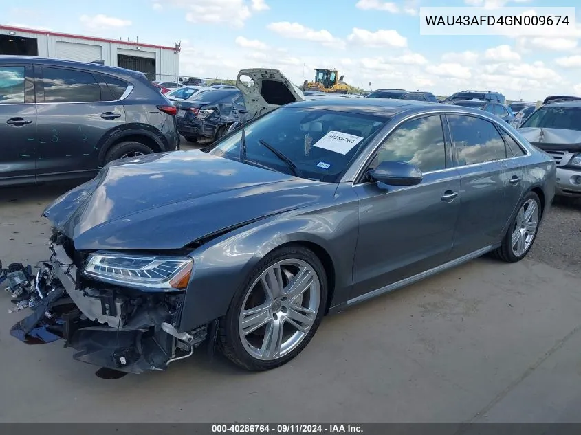 WAU43AFD4GN009674 2016 Audi A8 L 4.0T Sport