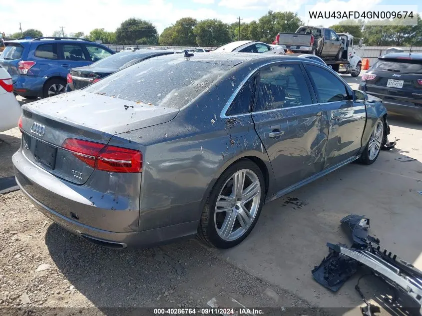 WAU43AFD4GN009674 2016 Audi A8 L 4.0T Sport