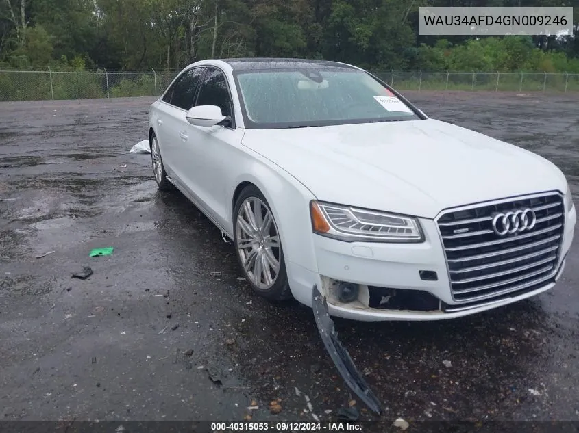 WAU34AFD4GN009246 2016 Audi A8 L 3.0T