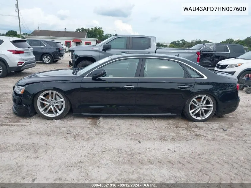 WAU43AFD7HN007600 2017 Audi A8 L 4.0T Sport