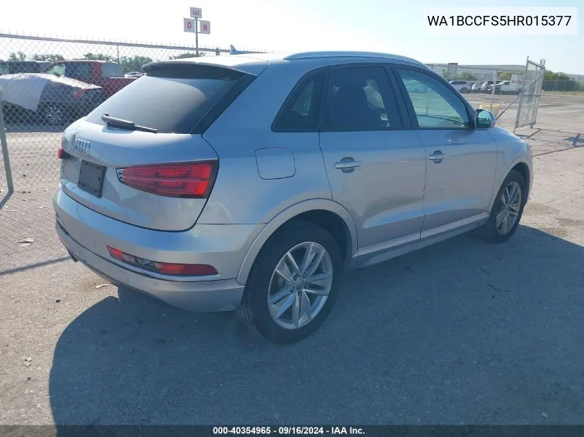 WA1BCCFS5HR015377 2017 Audi Q3 2.0T Premium