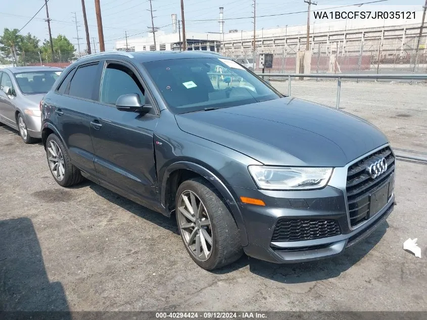 WA1BCCFS7JR035121 2018 Audi Q3 Premium