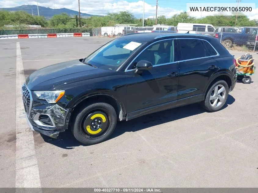 2019 Audi Q3 2.0T Premium VIN: WA1AECF39K1065090 Lot: 40327710