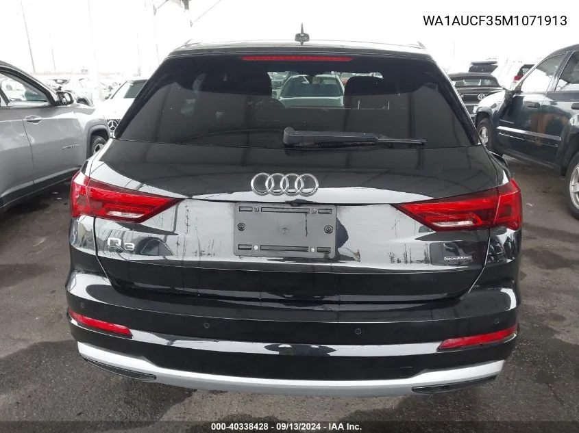 WA1AUCF35M1071913 2021 Audi Q3 Premium 40