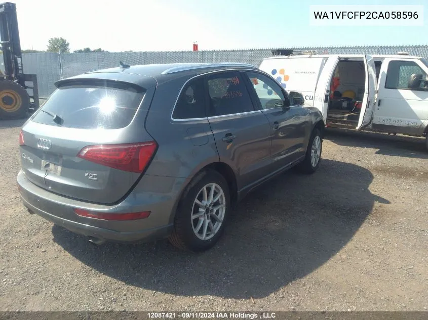 WA1VFCFP2CA058596 2012 Audi Q5 Prestige