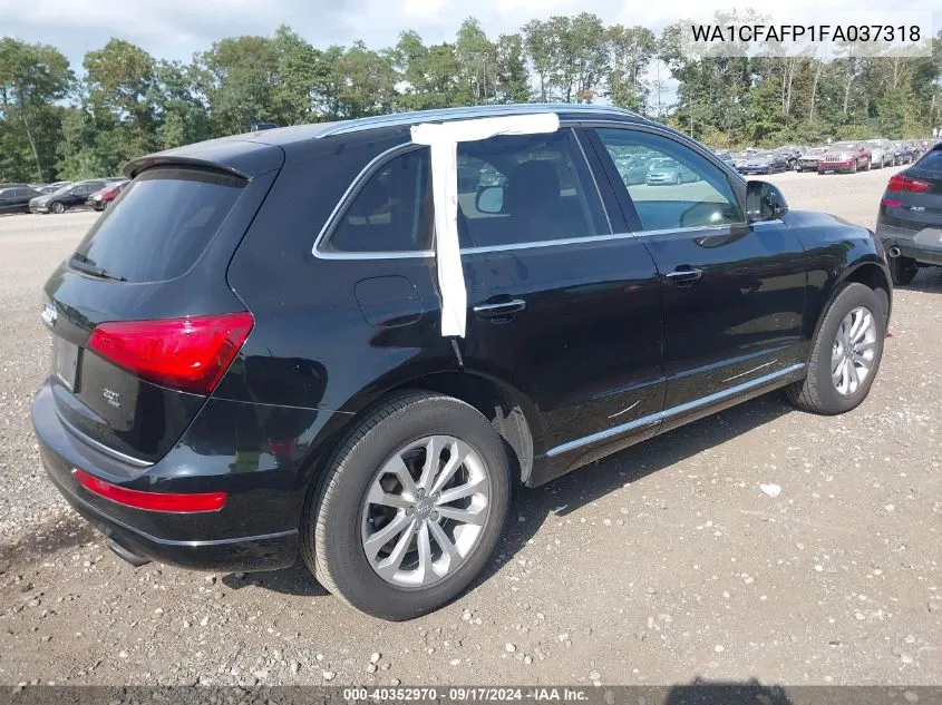 WA1CFAFP1FA037318 2015 Audi Q5 2.0T Premium