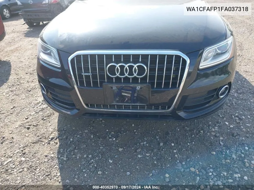 2015 Audi Q5 2.0T Premium VIN: WA1CFAFP1FA037318 Lot: 40352970