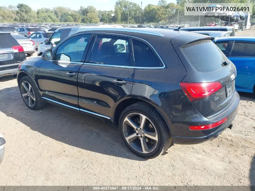 2015 Audi Q5 3.0 Tdi Premium Plus VIN: WA1VMBFP9FA026491 Lot: 40373447