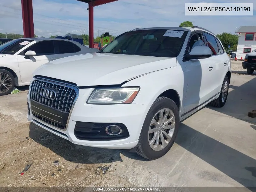 WA1L2AFP5GA140190 2016 Audi Q5 2.0T Premium