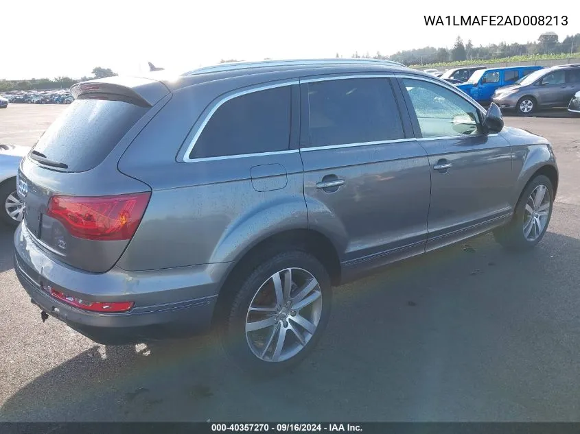 2010 Audi Q7 3.0 Tdi Premium VIN: WA1LMAFE2AD008213 Lot: 40357270