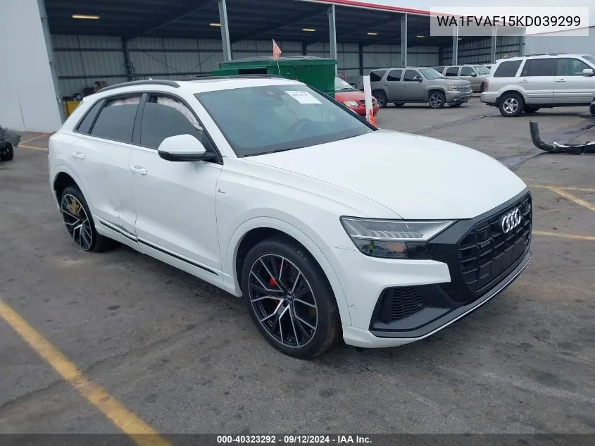 WA1FVAF15KD039299 2019 Audi Q8 Prestige S-Line