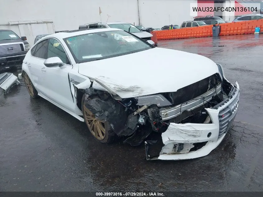 WAU32AFC4DN136104 2013 Audi S7 4.0T Prestige