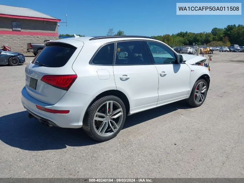 WA1CCAFP5GA011508 2016 Audi Sq5 3.0T Premium Plus