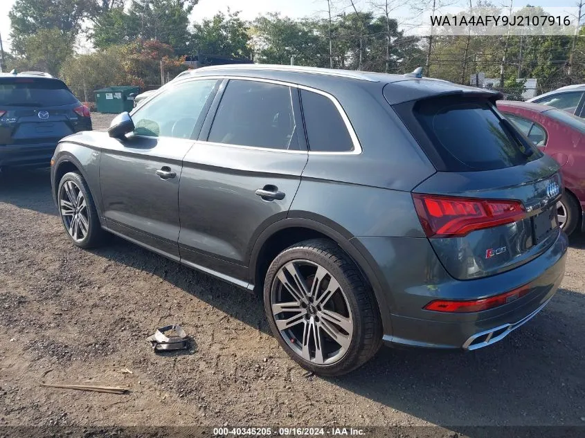 2018 Audi Sq5 Premium Plus VIN: WA1A4AFY9J2107916 Lot: 40345205