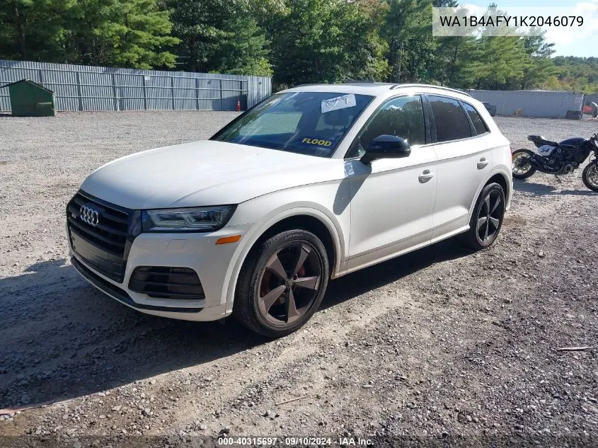 2019 Audi Sq5 3.0T Premium VIN: WA1B4AFY1K2046079 Lot: 40315697