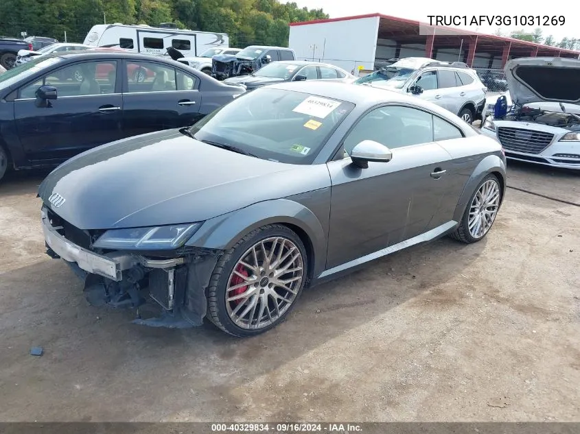 2016 Audi Tts 2.0T VIN: TRUC1AFV3G1031269 Lot: 40329834