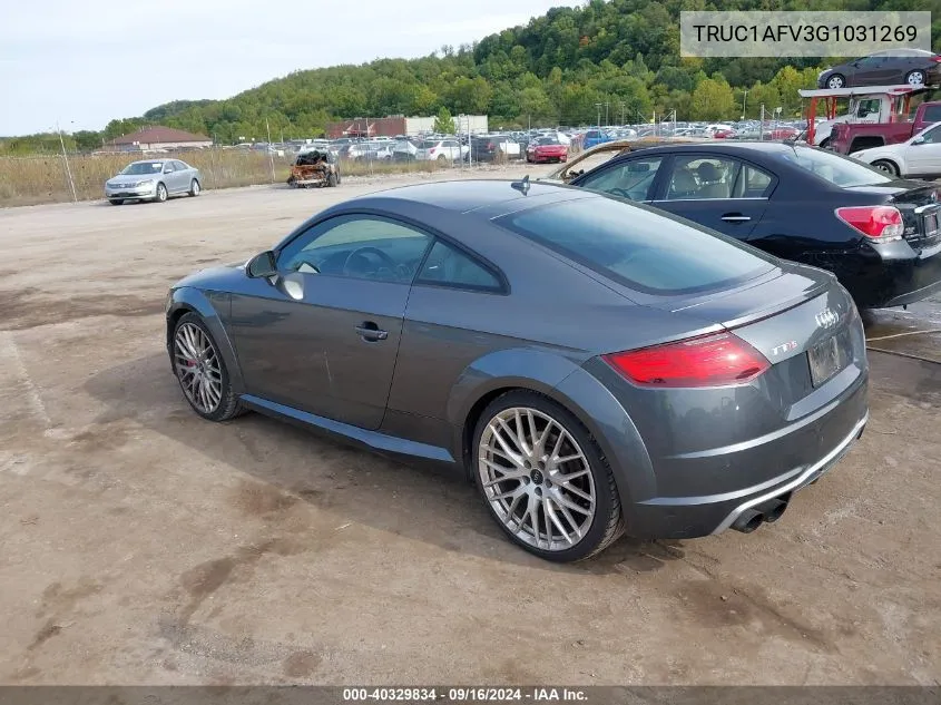 2016 Audi Tts 2.0T VIN: TRUC1AFV3G1031269 Lot: 40329834