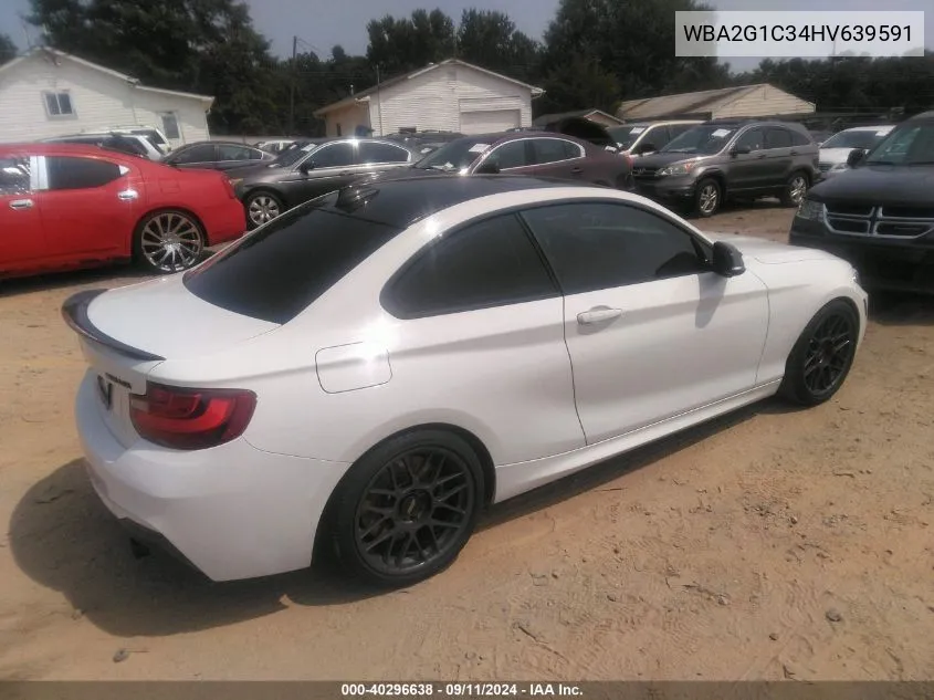 WBA2G1C34HV639591 2017 BMW M240I