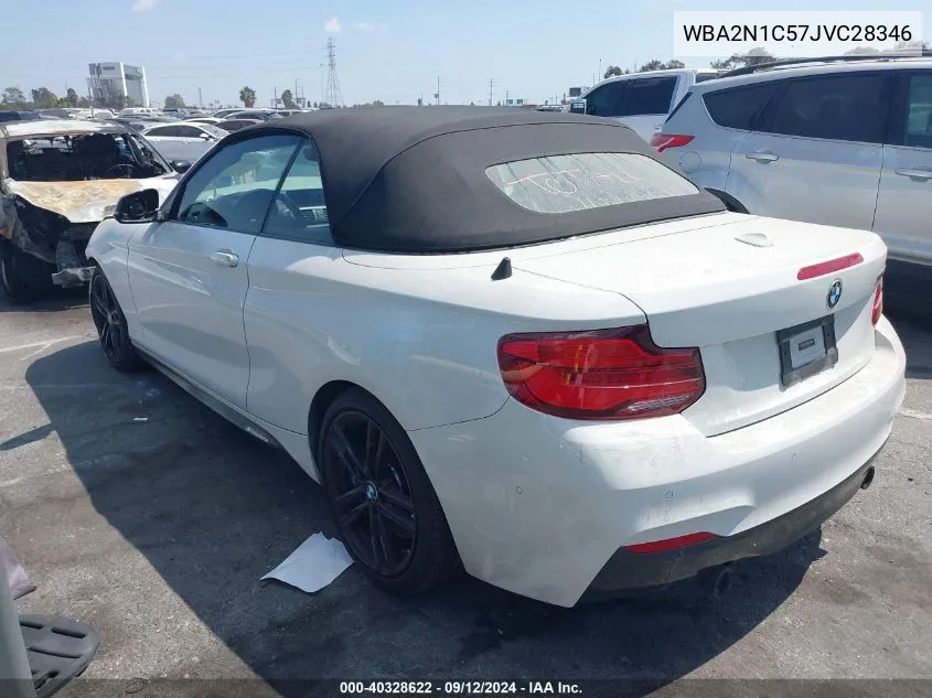 2018 BMW M240I VIN: WBA2N1C57JVC28346 Lot: 40328622