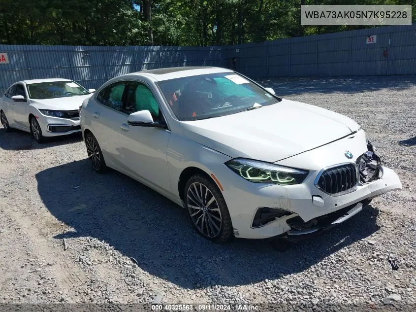 WBA73AK05N7K95228 2022 BMW 228 Gran Coupe I xDrive