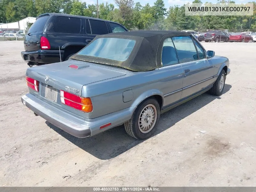 WBABB1301KEC00797 1989 BMW 325 I