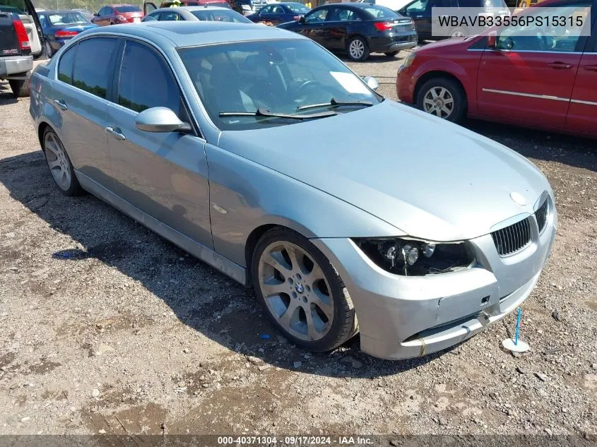 2006 BMW 330I VIN: WBAVB33556PS15315 Lot: 40371304