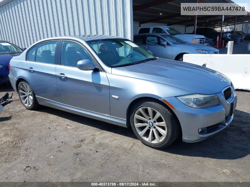 WBAPH5C59BA447478 2011 BMW 328I