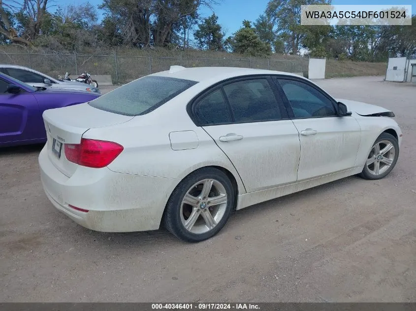 2013 BMW 328I VIN: WBA3A5C54DF601524 Lot: 40346401