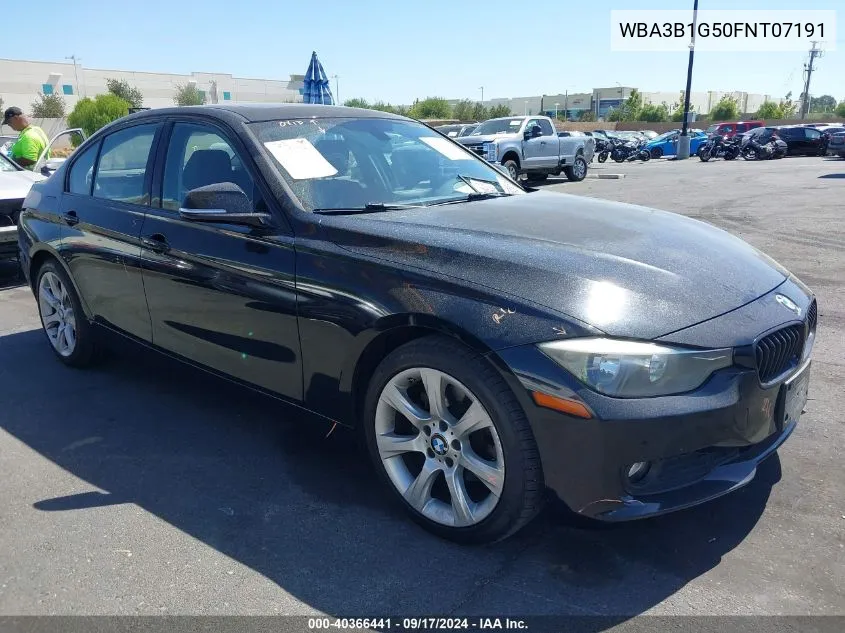 2015 BMW 320I VIN: WBA3B1G50FNT07191 Lot: 40366441